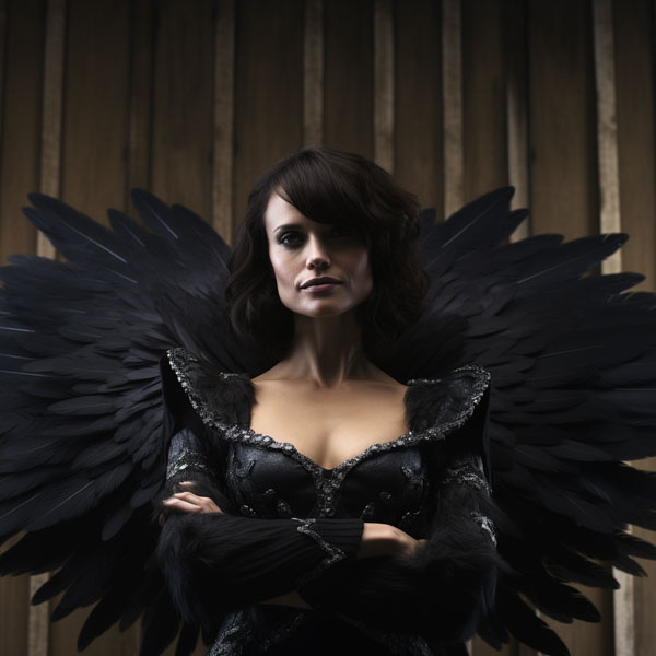 the raven character in the fall of the house of usher